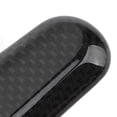 thumbnail image 5 of 2pcs Car Center Shift Knob Trim Covers, Carbon Fiber Car Shift Knob Cover Replacement, Gear Shift Lever Covers for Por-sche 992 2018‑2024, Black, 5 of 7