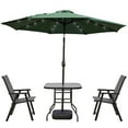thumbnail image 3 of LeisureMod SUBL-9G Parasol de Terrasse Moderne en Acier avec LED et Tilt&44; Vert, 3 of 5