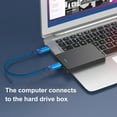 thumbnail image 2 of Fast Speed USB3.0 to USB TypeB Charging Cable 5Gbps for Printer, Scanner, Music Devices Braided Line Aluminum Connectors, 2 of 8