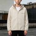 thumbnail image 3 of Bixock Toddler Boys Hooded Jackets Boys Light Jackets Kids Hoodie Outerwear Long Sleeve Hooded Zip Front Side Pockets Daily Jacket for Kids 2-12Years, 3 of 7