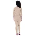 thumbnail image 2 of Moomaya Womens Plain Nightwear Set w/ Pyjama Cotton Sleepwear 2 Pcs Nightdresses, 2 of 7