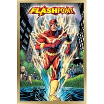 DC Comics - The Flash - Flashpoint Wall Poster, 14.725" x 22.375", Framed
