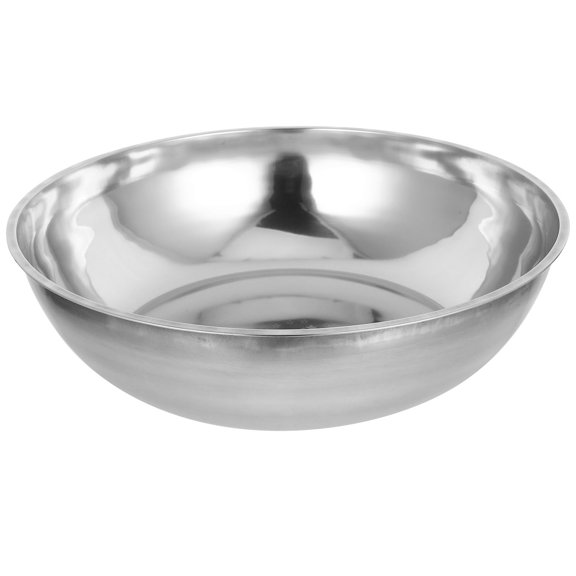 WRITWAA Thick Stainless Steel Kitchen Mixing Bowl for Salad Serving and Food Preparation
