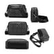 thumbnail image 2 of Bolso Para Hombre Crossbody Bandolera Maletín Moda Casual CIRCULOS negro, 2 of 4