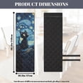 thumbnail image 4 of TSOVTHRID Black Cat Starry Night Print Dining Room Chair Cushion Covers, Stretchy Chair Slipcovers Universal Removable Washable Chair Seat Covers Protector, Set of 4, 4 of 7