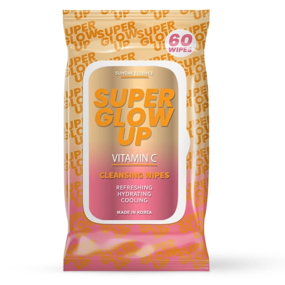 Toallitas Faciales Hidratantes Sunday Essence con Vitamina C 60 unidades