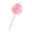 Pink Crystal Crown, variant on Jesscasday Furry Pom Ballpoint Pen Funny Writing Tool 0.7mm Refillable for Student Writing Drawing Christmas Stocking Fillers