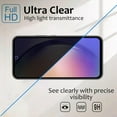 thumbnail image 4 of iuhds【3 Pack Privacy Screen Protector for samsung galaxy A54 5G 9H Tempered Glass Anti-Spy Private Film Compatible for Samsung A54 5G Case Friendly, 4 of 7