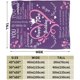 thumbnail image 5 of LHSHID Dinosaurs and The Woods Blanket Flannel Soft and Comfortable Anti static Bed Sofa Blanket 30x40in, 5 of 6