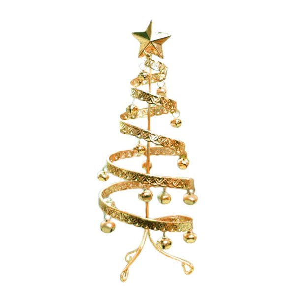 Mini árbol de Navidad Sunnimix Centro de Fiesta en casa decoración dorado