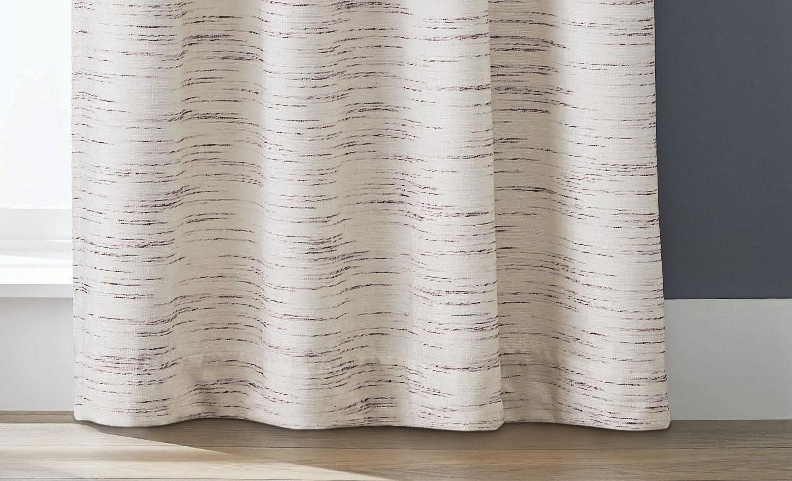Better Homes & Gardens, Brown Stripe Blackout Curtain Panel, 53" x 84", 1 Pack
