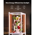 thumbnail image 3 of VEVOR Hydroponic Growing System with Grow Light, 30 Pods Vertical 6 Tiers Hydroponic Tower, Home Hydronic Garden with Water Pump, Plants Germination Kit for Indoor Herbs, Fruits and Vegetables, 3 of 9