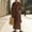 #043-Brown, variant on TaTaai Women's 3-Piece Linen Blend Set with Cardigan, Camisole Top, and Midi Skirt for Casual Layered Look Gift
