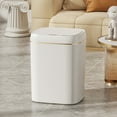 Qepwscx Touchless Bathroom Trash Can,3 Gallon Automatic Garbage Cans,Motion Sensor Waterproof