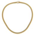 thumbnail image 3 of Diamond2Deal Collier Tissé en Or Jaune 14K pour Femmes 17 Pouces, 3 of 5