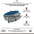 thumbnail image 6 of Trafalgar  The Back Nine Leather and Nylon Golf Belt (Men), 6 of 6