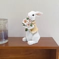 thumbnail image 6 of Moocorvic Resin Easter Bunny Decorations Spring Decor Easter Tabletop Indoor Farmhouse Home Decorations Easter Egg Rabbit Crafts Gifts, 6 of 7