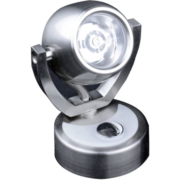 Lunasea Wall Mount LED Light w/Touch Dimming - Warm White/Brushed Nickel Finish - Rotating Light