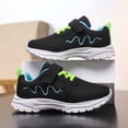 thumbnail image 3 of Kids Shoes Toddler Boys Girls Running Sneakers Comfy Arch Support Breathable Athletic Sports Gym Walking Shoes Blue 12.5 Little Kid, 3 of 7