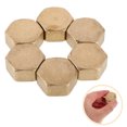 thumbnail image 1 of IFANLANDOR 6pcs Vent Pipe Cap Outdoor Faucet Cap Golden Copper Prevent Debris Entry For Water Pipe Fittings, 1 of 5