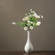 thumbnail image 4 of Flores de crisantemo artificial - Arreglo floral artificial de 13,7" de altura para decoración del hogar, blanco, rosa, morado, naranja, amarillo, 4 of 6