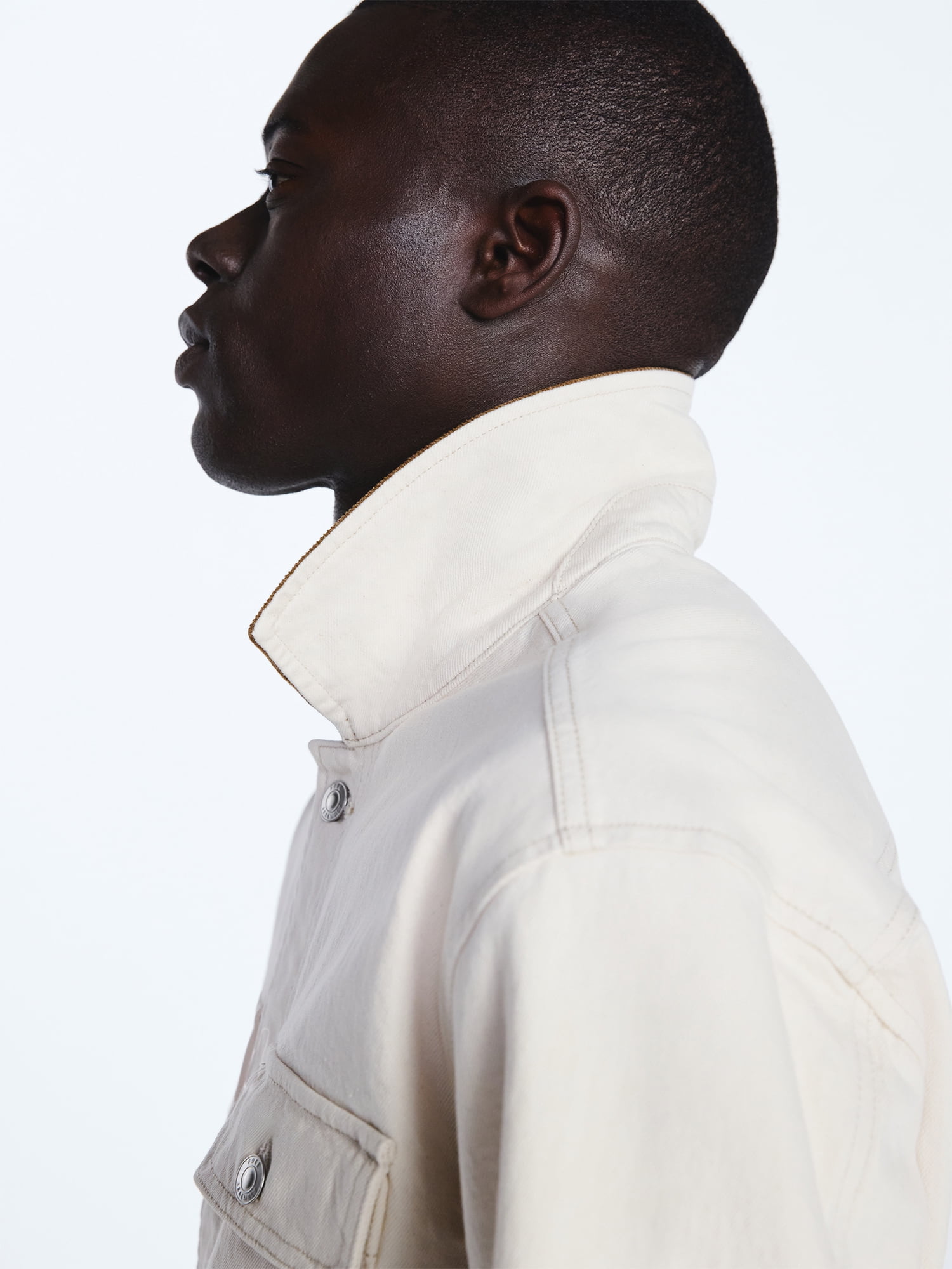Free Assembly Men's Chore Jacket with Long Sleeves, Sizes S-3XL