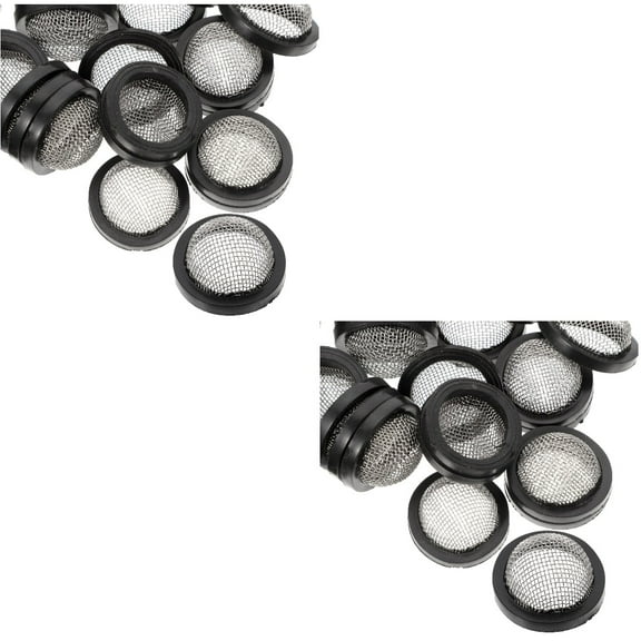 60 Pcs Strainer Filter Screens Washing Machine Hose Water for Garden Gasket