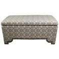 thumbnail image 1 of ORE International 17.75" Tall Polyurethane Storage Bench in Beige, 1 of 5