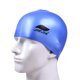 thumbnail image 5 of Gorro de natación de silicona antideslizante de color sólido impermeable para nadar Rosado, 5 of 9