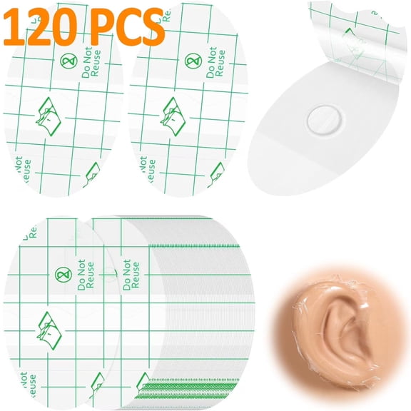 120 Pcs Baby Ear Covers for Bath Waterproof,Ear Protection Plugs for Swimming Kids Newborn Shower Surfing Snorkeling and Other Water Sports,Ear Plugs for Swimming Kids(White)