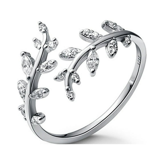 Clearance Rings for Women Ladies Fashion Temperament Open Zircon Ring Holiday Commemorative Gift Valentine's Day Gifts