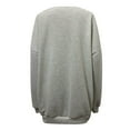 thumbnail image 5 of Pompotops Chandails en Molleton de Noël Décontractés pour Femmes Col Rond Imprimé Manches Longues Blouse T-shirt Tops, 5 of 5