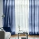 thumbnail image 5 of Cortinas transparentes Sala de estar Bolsillo con barra Paneles de cortina de ventana Eccomum Aqua/140W*260L, 5 of 7