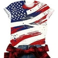 thumbnail image 5 of VerPetridure American Flag Shirt Women 4th of July Patriotic T Shirt Funny Stars Stripes Graphic Tee Independence Day T-Shirt Top, 5 of 5