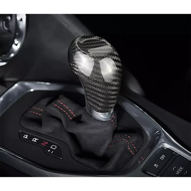 C7 Corvette Shift Knob Cover Carbon Fiber Shifter Overlay Black