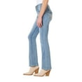 thumbnail image 3 of WallFlower Women's Luscious Curvy Bootcut Mid-Rise Insta Stretch Juniors Jeans (Standard and Plus), 3 of 5