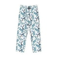 thumbnail image 4 of Qekee Hand Drawn Snake Men's Straigh Pajama Pant, 4 of 9