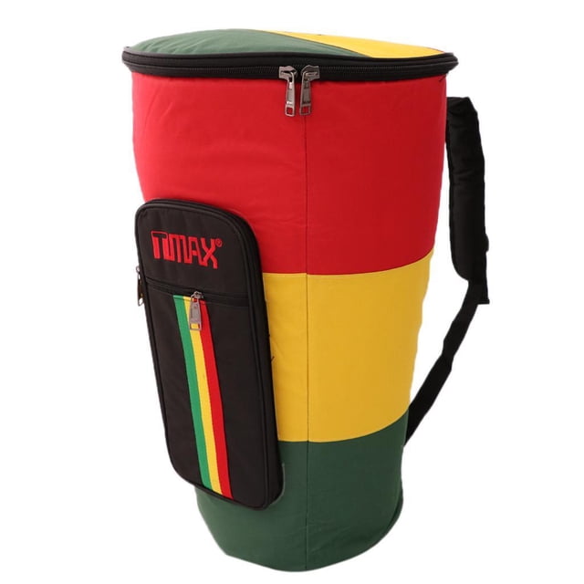 Wosthever Djembe tambor africano hombro llevar almacenamiento espesar bolsa Accesorios para instrumentos musicales 10 pulgadas