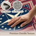 thumbnail image 6 of ODIKA 6'x9' Washable Area Rug Non-Slip, Easy Care, Patriotic July Fourth Striped Stars Halloween Plaid Independence for Family Room, Living Mater Bedroom, 6 of 7