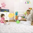 thumbnail image 5 of Noahas Soft Fluffy Area Rug for Living Room Bedroom Shaggy Accent Carpets for Kids Girls Rooms Cream,5x8ft, 5 of 7