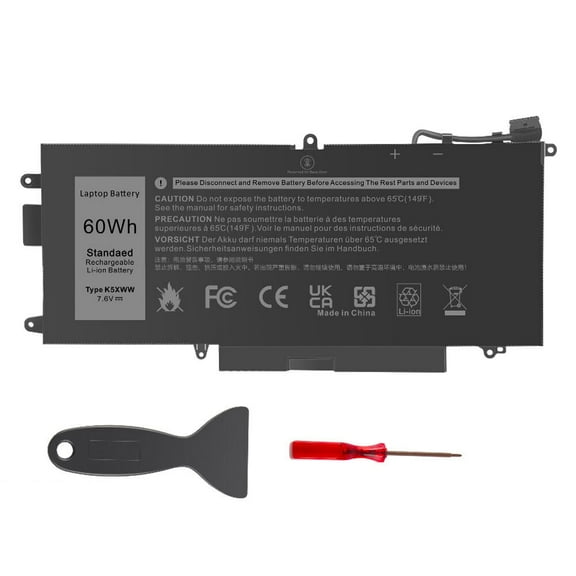 Battery for Dell Latitude 5289 2-In-1 Series 7.6V 60wh