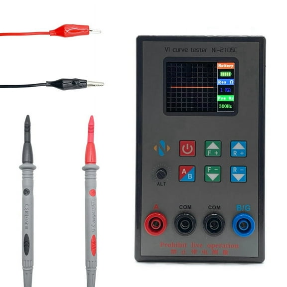 Handheld VI Curve Tester 2inch TFT Display 2CH ASA Circuit Board Online Repair Tester Analog Signature Analyzer