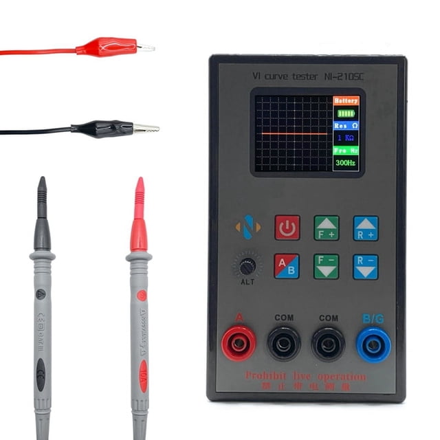 Probador de Curva VI Portátil Pantalla TFT de 2 Pulgadas Placa de Circuito ASA de 2 Canales Probador de Reparación en Línea Analizador de Firma Analógica