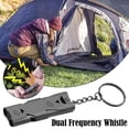 thumbnail image 5 of Stainless Steel Dual-Frequency Whistle for Outdoor Emergency Survival with Clear Loud Sound and Multiple Modes, 5 of 8