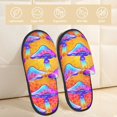 thumbnail image 2 of Balery Magic Mushrooms Pantuflas de Casa de Felpa Silenciosas con Diseño Estampado, Zapatillas Cómodas Antideslizantes de Algodón para Interior-Medium, 2 of 8