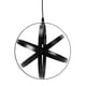 thumbnail image 4 of Luces de exhibición, lámpara colgante de metal negro, decoración industrial, decoración vintage, estética elegante, 4 of 12