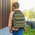 thumbnail image 6 of Yiaed Green Snake Print School Backpack College Backpack Daypacks for Students High School Spacious and Durable Daypack for Work and Travel-One Size, 6 of 6