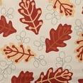 thumbnail image 2 of Simply Daisy 16" x 16" Retro Leaves Decorative Throw Pillow, Maple Red, 2 of 4