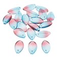 thumbnail image 4 of GUOOL Perles de Verre Élégantes en Forme de Goutte Plate - Pièces Douces, Lisses et Flexibles Bleu Rouge, 4 of 9