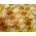 thumbnail image 4 of oneOone Silk Tabby Dark Mustard Fabric Scales Geometric Dress Material Fabric Print Fabric By The Yard 42 Inch Wide, 4 of 4